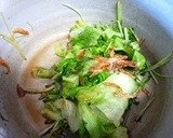 レタスと水菜の桜えび和え作り方3写真