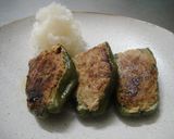 さっぱり☆おろしポン酢でピーマンの肉詰め作り方9写真