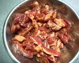 ラム肉とオニオンスライスの特製麻辣醤和え作り方1写真