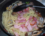 いかとあさりのトマトスパゲティ作り方8写真