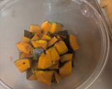 かぼちゃのほくほくレンジ煮🎃作り方1写真