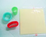 キャラ弁　かたつむりのデコにぎり作り方1写真