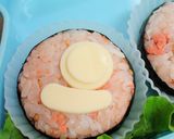 キャラ弁　かたつむりのデコにぎり作り方2写真