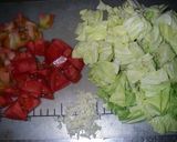 ●簡単☆キャベツと挽肉のトマトソース煮●作り方1写真