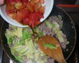 ●簡単☆キャベツと挽肉のトマトソース煮●作り方5写真