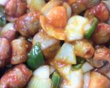 薄切り肉とこんにゃくでボリューム酢豚作り方7写真