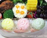 キャラ弁☆カラフルかたつむり♪作り方4写真