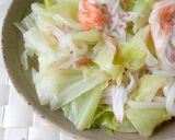 塩味で★白菜とえびのシンプル蒸しうどん作り方9写真