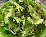 保存食　セロリの味噌炒め作り方1写真