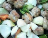 薄切り肉とこんにゃくでボリューム酢豚作り方6写真