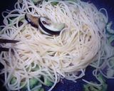 ゴーヤと茄子と挽肉のスパゲティ作り方5写真