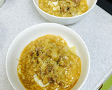 もやしと玉ねぎのすき焼き風〜卵とろん作り方8写真