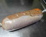 鶏むね肉でニンジンチーズ入りチキンロール作り方4写真