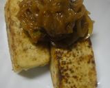 手軽に豆腐ステーキ＠新たまねぎソース添え作り方9写真