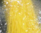 男の新たまねぎとソーセージのスパゲティー作り方6写真