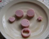 魚肉ソーセージで、可愛いスタンプ風作り方2写真