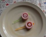 魚肉ソーセージでお飾りピック作り方3写真