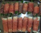 ★豚肉クルクル巻★作り方3写真