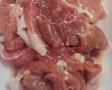 豚肉とじゃがいもの海苔マヨ炒め作り方1写真