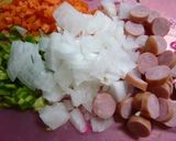 具沢山トマトカレーパスタ作り方2写真