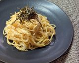 ふんわり香る酒粕豆乳明太子クリームパスタ作り方10写真