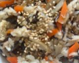 簡単ひじきとツナのごぼう炊き込みご飯😋作り方6写真