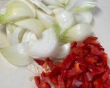 シャキシャキ筍とひき肉の豆板醤炒め♪作り方1写真