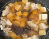 鶏肉と水菜のお鍋作り方4写真