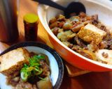 ＊とろプル☆蒟蒻と焼き豆腐と牛すじ煮＊作り方8写真