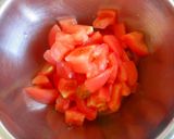 鯵とフレッシュトマトソースのパスタ作り方1写真
