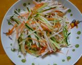 鶏胸肉と残り野菜で絶品♪サラダうどん★作り方2写真