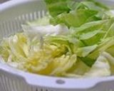キャベツと豚の 梅醤油炒め作り方1写真