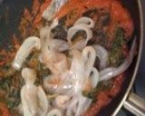 イカのさっと炒め～トマトソース～作り方4写真
