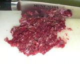 酒蒸焼き鶏梅肉載せ。作り方3写真