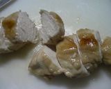 酒蒸焼き鶏梅肉載せ。作り方9写真