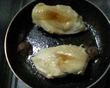 酒蒸焼き鶏梅肉載せ。作り方8写真