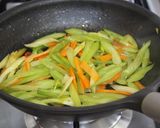 シャキッとおいしい！セロリのきんぴら作り方4写真