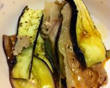 ルクエで☆茄子と豚肉ベーコンの重ね蒸し作り方4写真