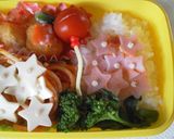 梅雨☆アジサイのおにぎり☆作り方4写真