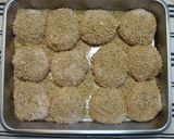 鶏ミンチのごまハンバーグ作り方4写真