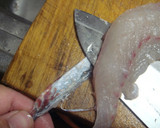 鯛を三枚おろし⇒刺身にしてみます作り方21写真