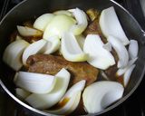 新たまねぎととろ~り煮豚丼作り方3写真