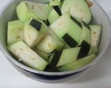 ダイスキ❤なすび　～ピリ辛にんにく味噌～作り方1写真