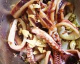 中華街のイカとカシューナッツXO醤炒め by kajinのだんな