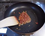 干し椎茸の甘辛な肉味噌作り方3写真