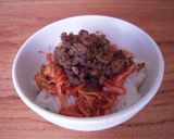 干し椎茸の甘辛な肉味噌作り方6写真