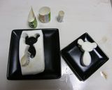 牛乳パックで型抜き＊簡単動物プレート作り方3写真