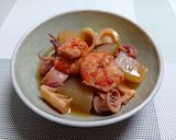 えびとボイルイカと真竹の旨だし煮作り方5写真