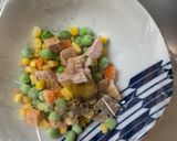 レンジレモン洋風トンカツ味オムライス弁当作り方2写真