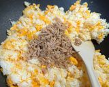 レタスとツナ缶のチャーハン作り方6写真